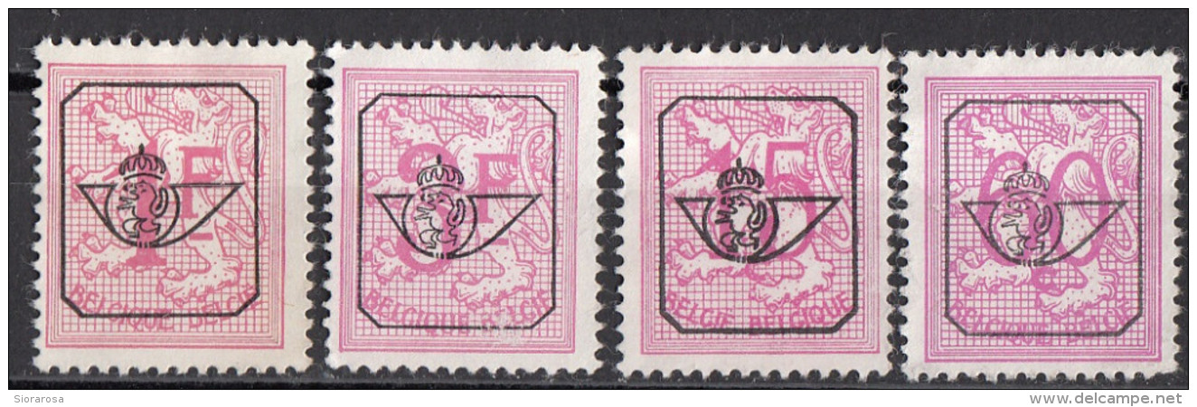 Belgio Lotto Overprint Preobliterato Lot. - Typografisch 1929-37 (Heraldieke Leeuw)