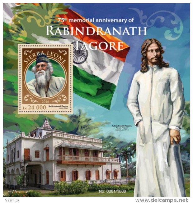 Sierra Leone 2016, 90th R. Tagore, BF - Hindoeïsme