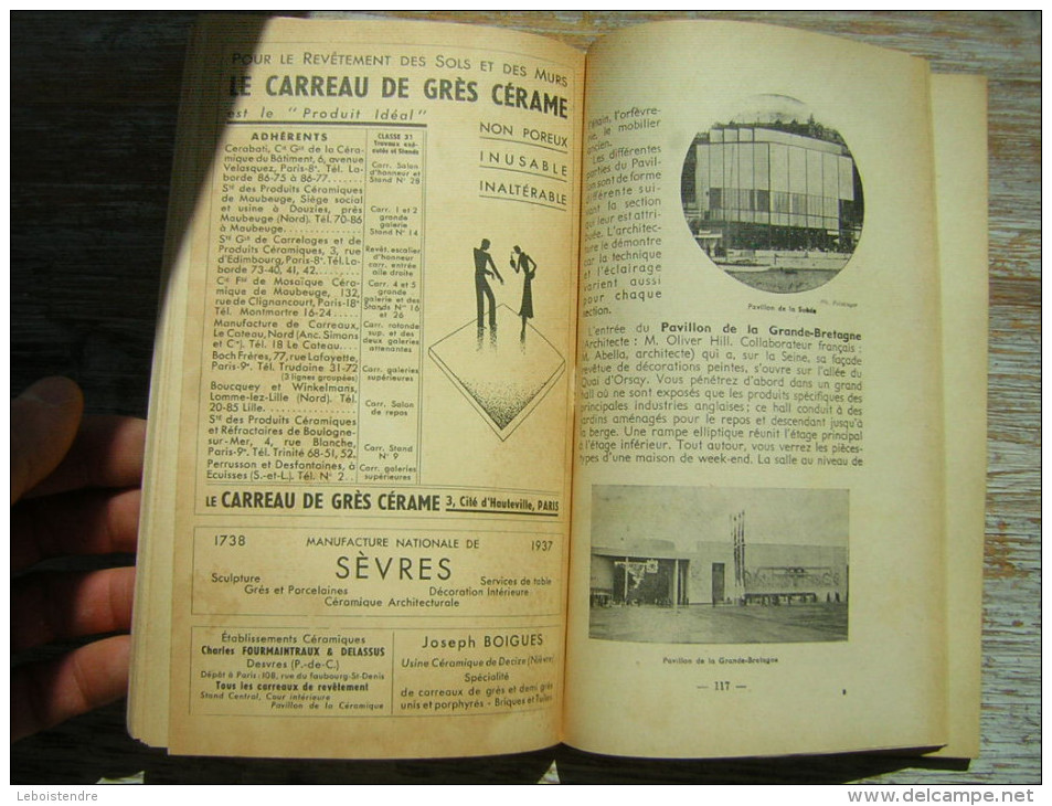 EXPOSITION INTERNATIONALE ARTS ET TECHNIQUES PARIS 1937  GUIDE OFFICIEL - Autres & Non Classés