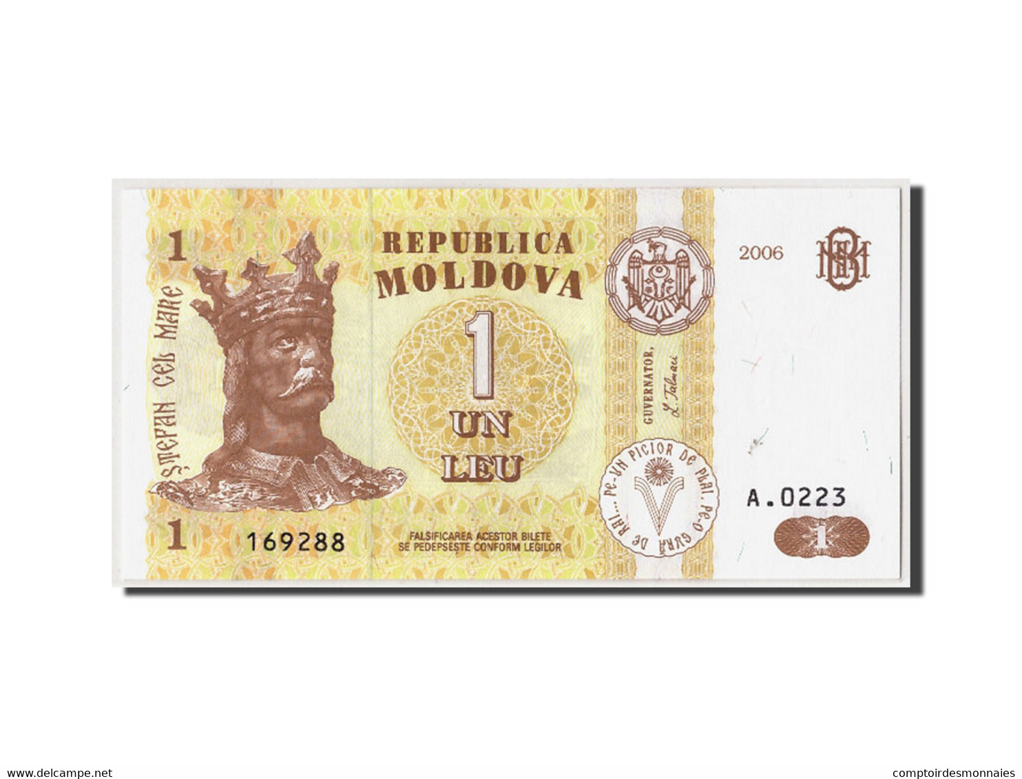 Billet, Moldova, 1 Leu, 2006, Undated, KM:8h, NEUF - Moldawien (Moldau)