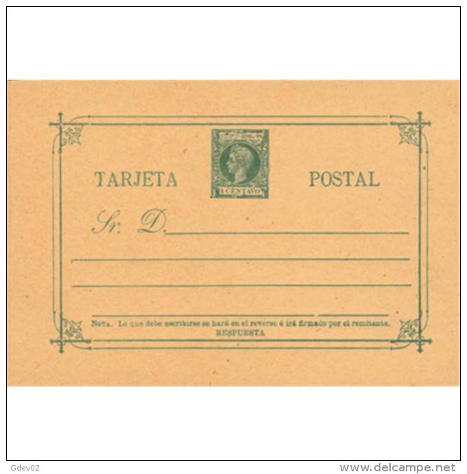 FLPNEPO13STV-LFTFILEO13.Entero PostalFILIPINA S.Alfonso  Xlll.FILIPINAS ESPAÑOL.1896.(Ed  13**)Tipo Infante - Filippine