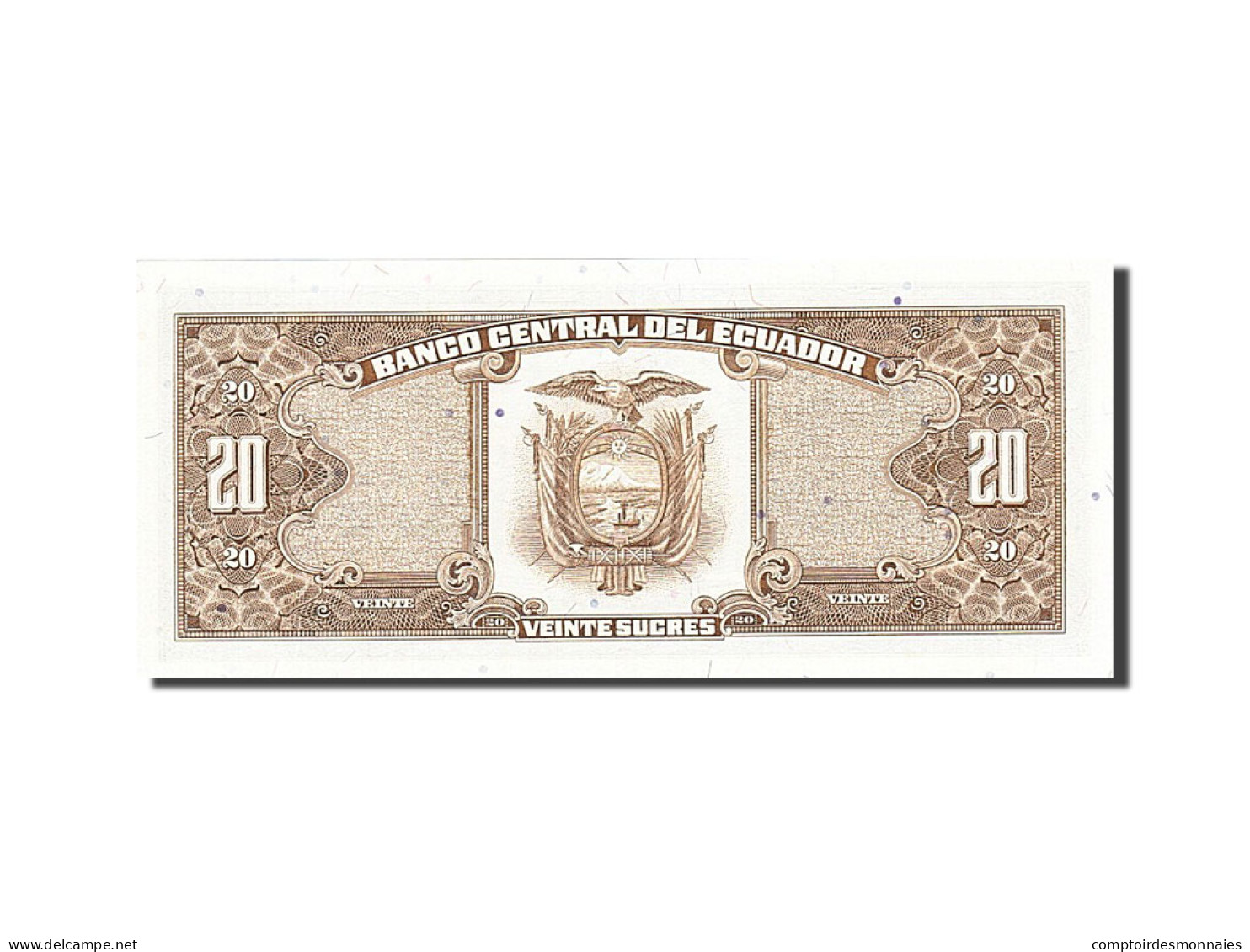 Billet, Équateur, 20 Sucres, 1984-1988, 1988-11-22, KM:121Aa, NEUF - Ecuador