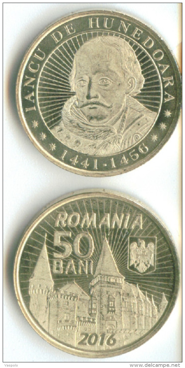 50 BANI 2016 ROMANIA COMMEMORATIVE COIN UNCIRCULATED FROM ROLL VERY RARE - Romania