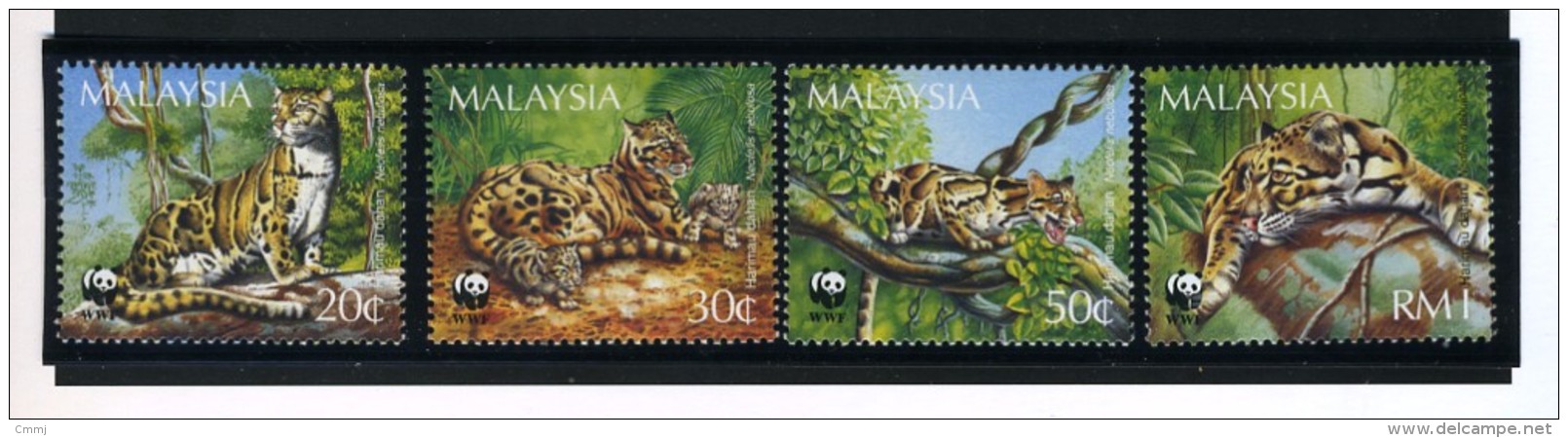 1995 - MALESIA - MALAYSIA -  Mi. Nr. 557/560 - NH -  (CAT 2016.2 WWF) - Malesia (1964-...)
