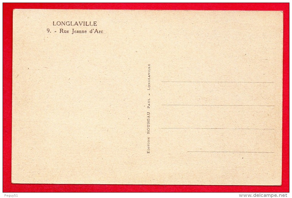 54. Environs De Longwy. Longlaville. Rue Jeanne D' Arc. Mairie - Autres & Non Classés