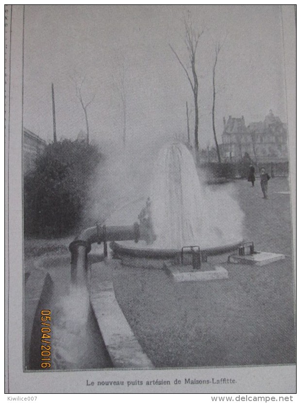 1910 Maisons-laffitte   Le Puits Artesien  De MAISON LAFFITTE - Maisons-Laffitte