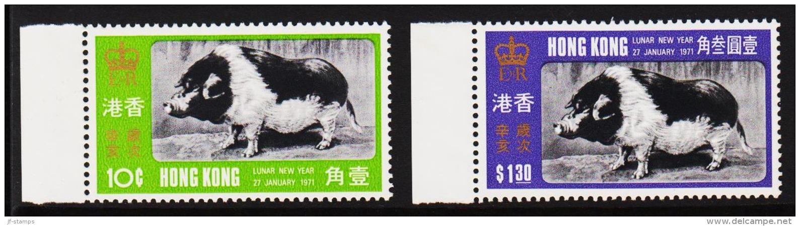 1971. NEW YEAR. 2 Ex.  (Michel: 253-254) - JF194009 - Unused Stamps