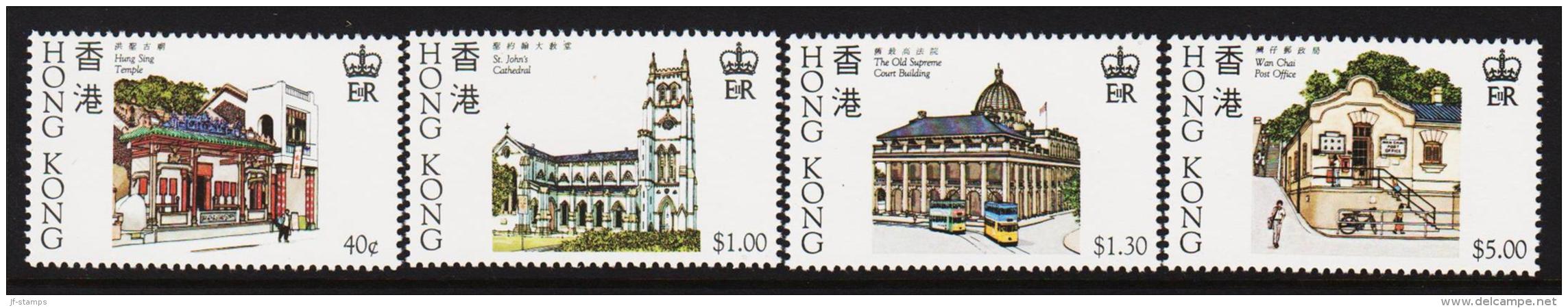 1985. HISTORICAL BUILDINGS. 4 Ex.  (Michel: 439-442) - JF193885 - Neufs