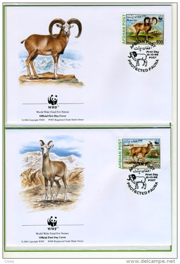 1998  - AFGANISTAN - Mi. Nr. 1819/1822 - OFFICIAL FDC - (CAT 2016.2 WWF) - Afghanistan