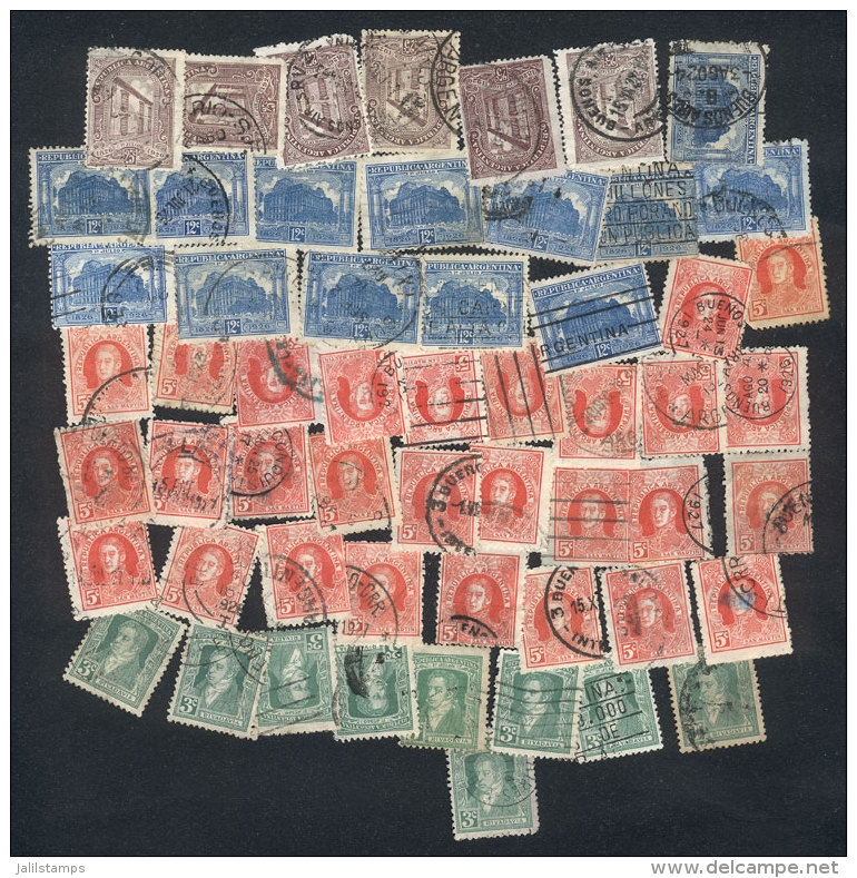 GJ.622/625, Lot Of 56 Used Examples. Catalog Value Approx. US$20. - Sonstige & Ohne Zuordnung