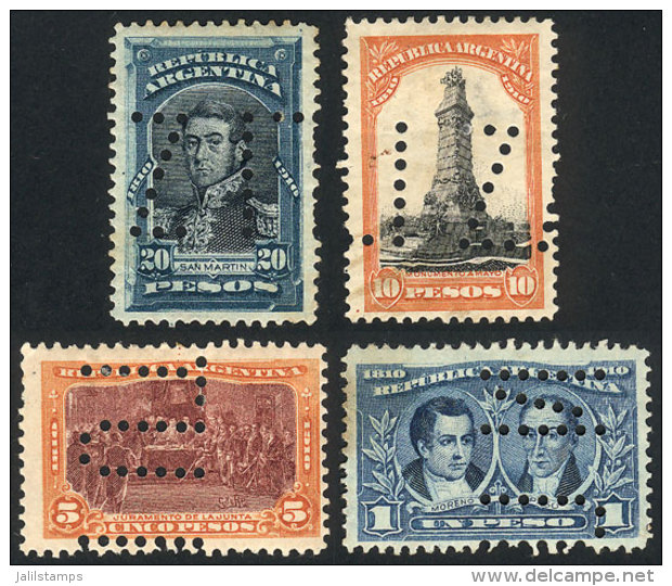 GJ.312O/315O, Invalidating Perforations, The 10$ And 20$ Values With Thin. - Sonstige & Ohne Zuordnung