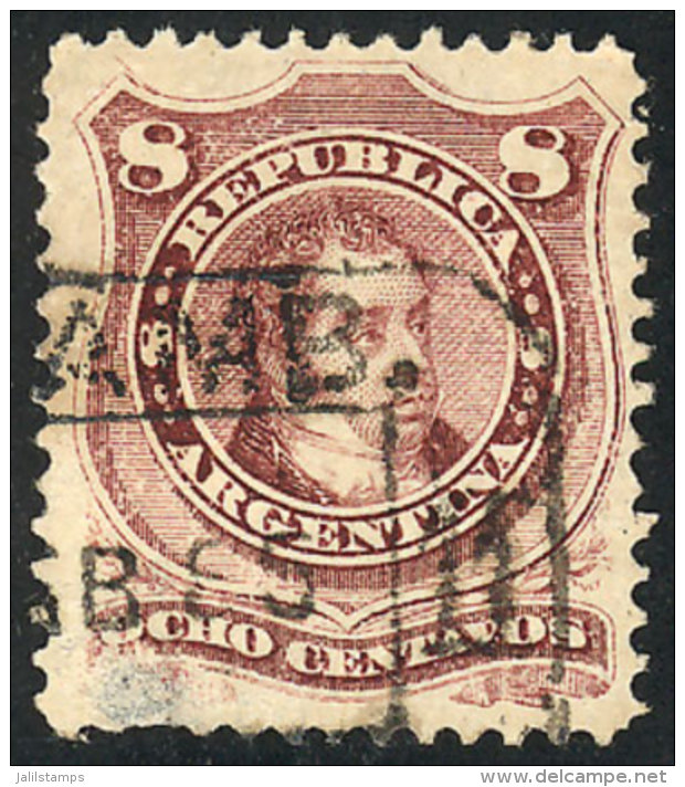 GJ.54, With Rectangular Datestamp Of Travelling PO N°11 Probably Of F.C. Sud, VF! - Sonstige & Ohne Zuordnung