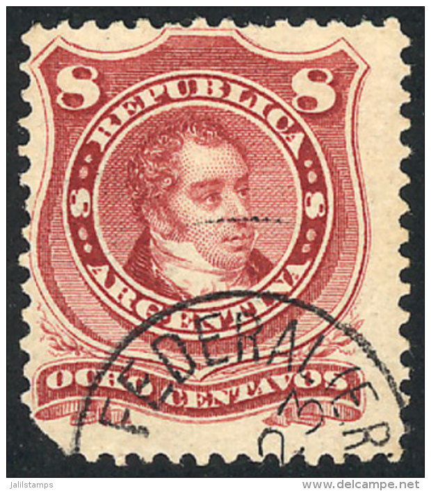 GJ.54, With Small Circular Datestamp Of COLONIA FEDERAL (Entre Rios), Defect. - Sonstige & Ohne Zuordnung