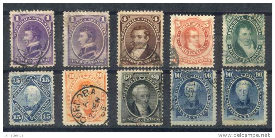 GJ.35 + 35A + 36 + 38 + 39 + 41/44, Lot Of Fine Quality, Catalog Value US$56 - Sonstige & Ohne Zuordnung