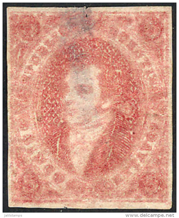 GJ.34, 5c. 8th Printing, Carmine Rose, Mint Without Gum, Thin, Nice Front, Good Opportunity! Catalog Value US$270. - Ungebraucht