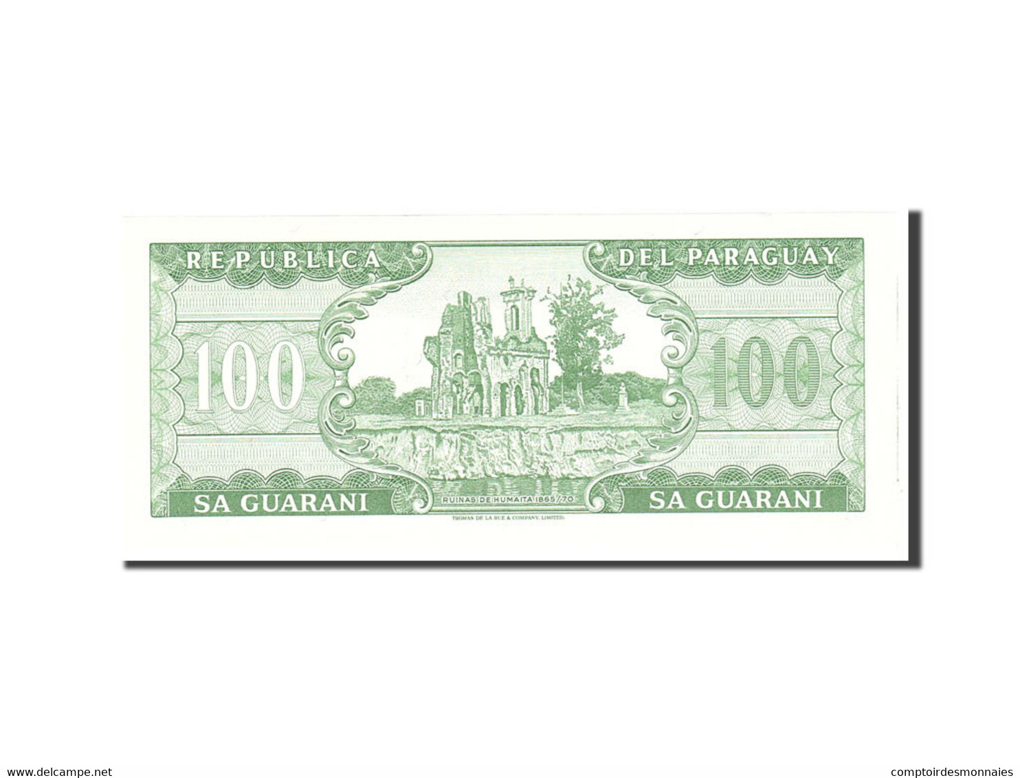 Billet, Paraguay, 100 Guaranies, 1952, Undated, KM:199b, NEUF - Paraguay