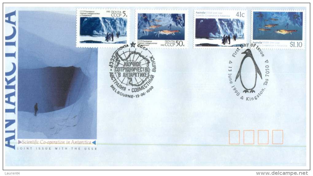(105) Australia FDC Cover - AAT Joint Issue With Russia - FDC