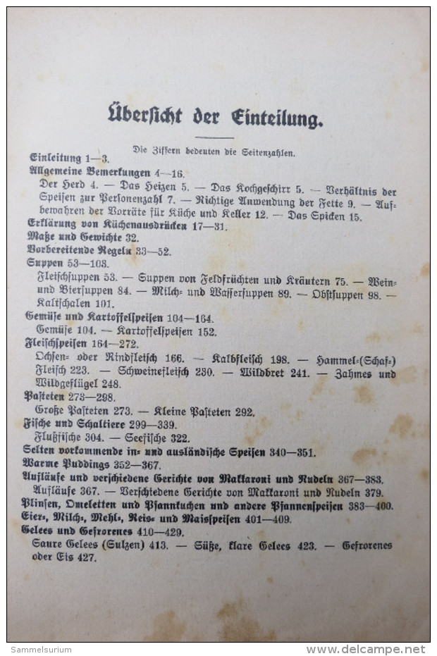 Henriette Davidis "Praktisches Kochbuch" Ausgabe Von 1932 - Comidas & Bebidas