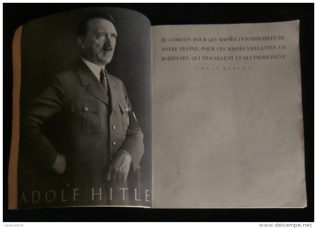 ( Guerre 39-45 WW2 )  L´ALLEMAGNE SOCIALISTE ADOLF HITLER 1940 Propagande National Socialiste - War 1939-45