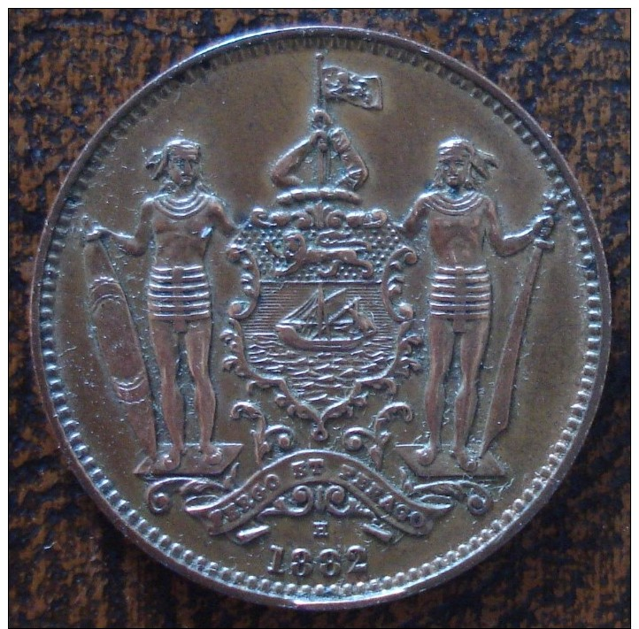 (J) BRITISH NORTH BORNEO: Cent 1882 XF+ (797)   LIQUIDATION SALE!!!!!!!!! - Colonies