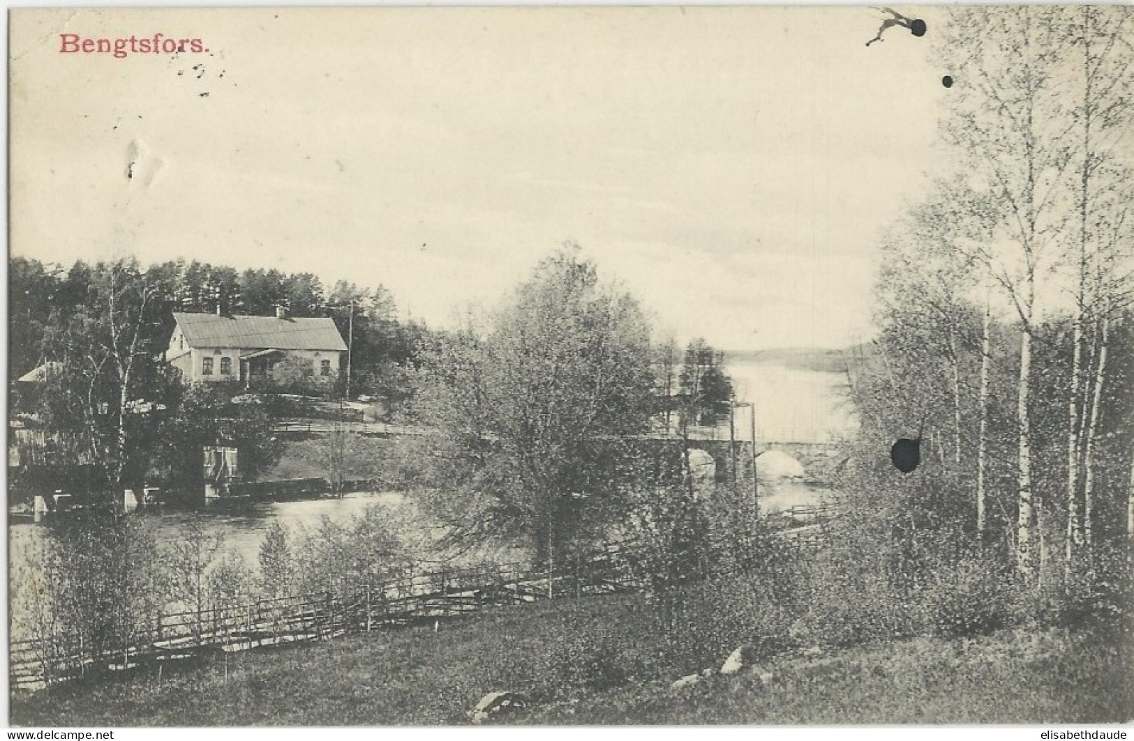 SUEDE - 1909 - CARTE De BENGTSFORS  VOYAGEE De AMAL Pour LERUM - Zweden