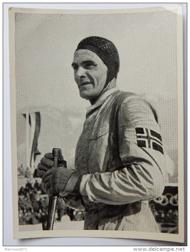 VIGNETTE JEUX OLYMPIQUES J.O Garmisch-Partenkirchen OLYMPIA 1936 PET CREMER DUSSELDORF BILD 118 COMBINE NORDIQUE HAGEN - Trading Cards