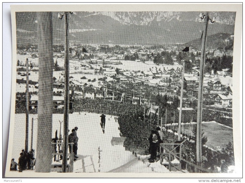 VIGNETTE JEUX OLYMPIQUES J.O Garmisch-Partenkirchen OLYMPIA 1936 PET CREMER DUSSELDORF BILD 119 SAUT A SKI - Trading Cards