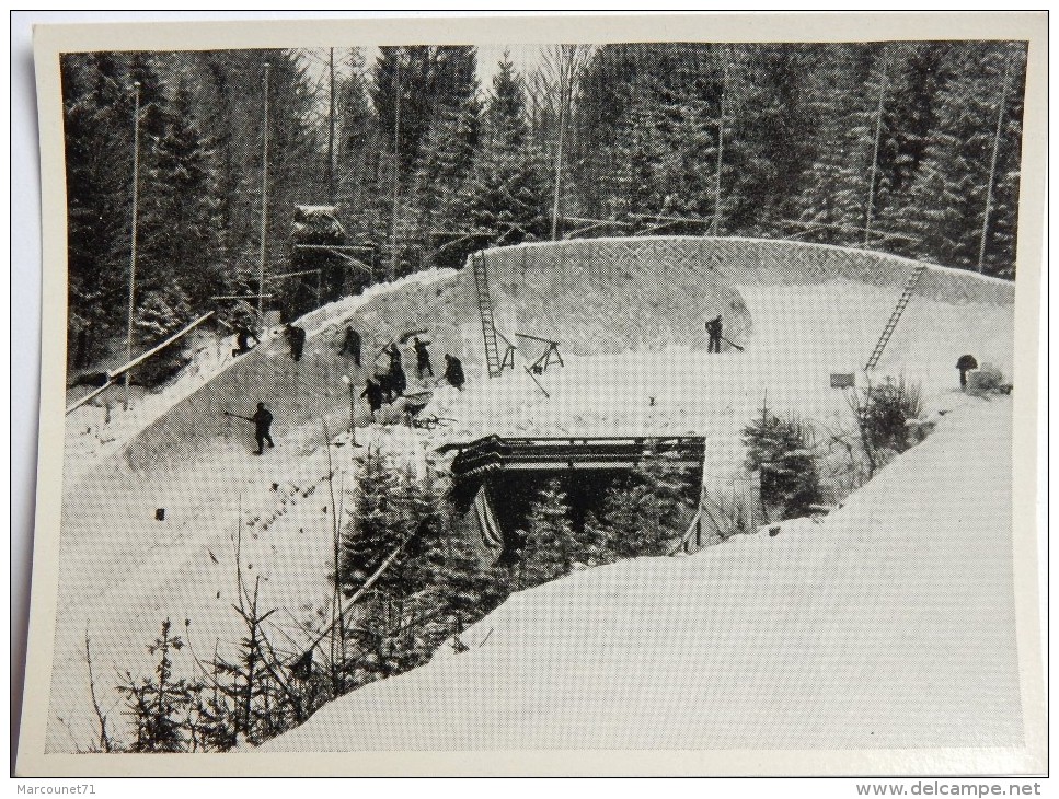 VIGNETTE JEUX OLYMPIQUES J.O Garmisch-Partenkirchen OLYMPIA 1936 PET CREMER DUSSELDORF BILD 127 BOBSLEIGH - Tarjetas