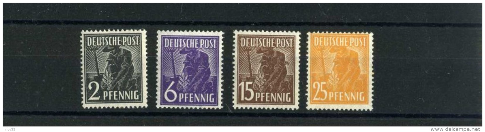 - ALLEMAGNE . ZONE AAS . TIMBRES DE 1947 . NEUFS SANS CHARNIERE . - Sonstige & Ohne Zuordnung