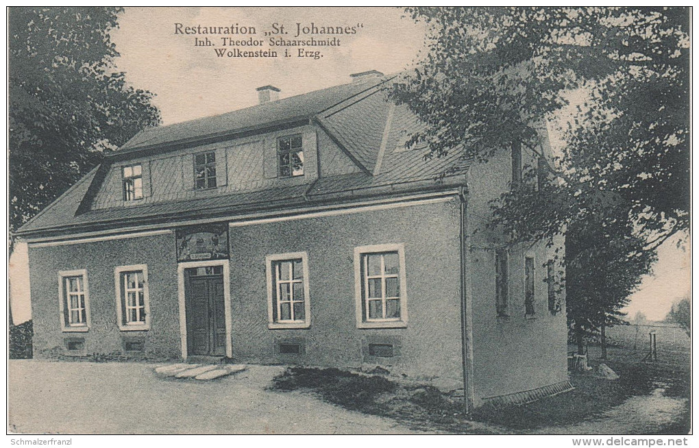 AK Wolkenstein Restauration Gasthof St. Johannes Bei Wiesenbad  Zschopau Annaberg Marienberg Wiesa Warmbad Scharfenstein - Wolkenstein