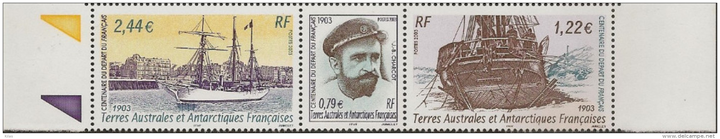 FRENCH ANTARCTIC TERRITORY  CHARCOT EXPEDITION - Unused Stamps