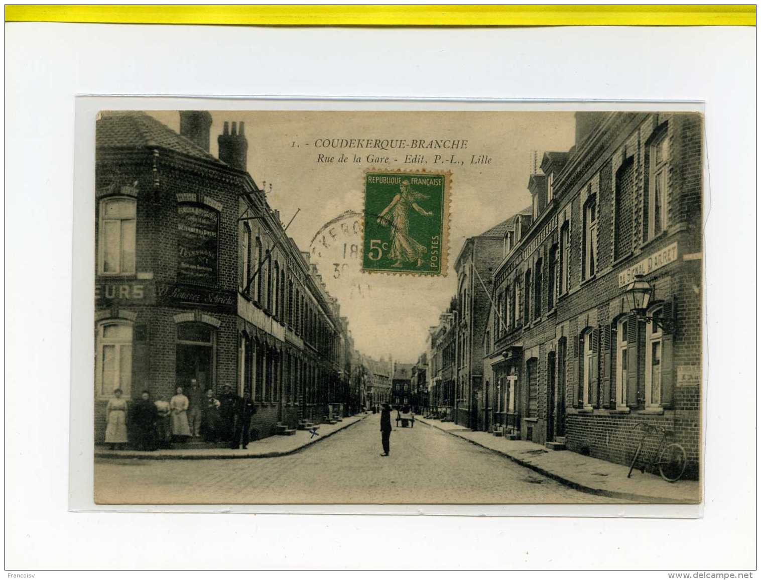 Coudekerque-Branche. Rue De La Gare 1920 - Coudekerque Branche