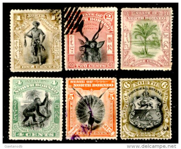 Borneo-del-Nord-010 - 1897-1900: Valori Della Serie Y&T N. 72-85 (+/o), Privi Di Difetti Occulti. - Nordborneo (...-1963)