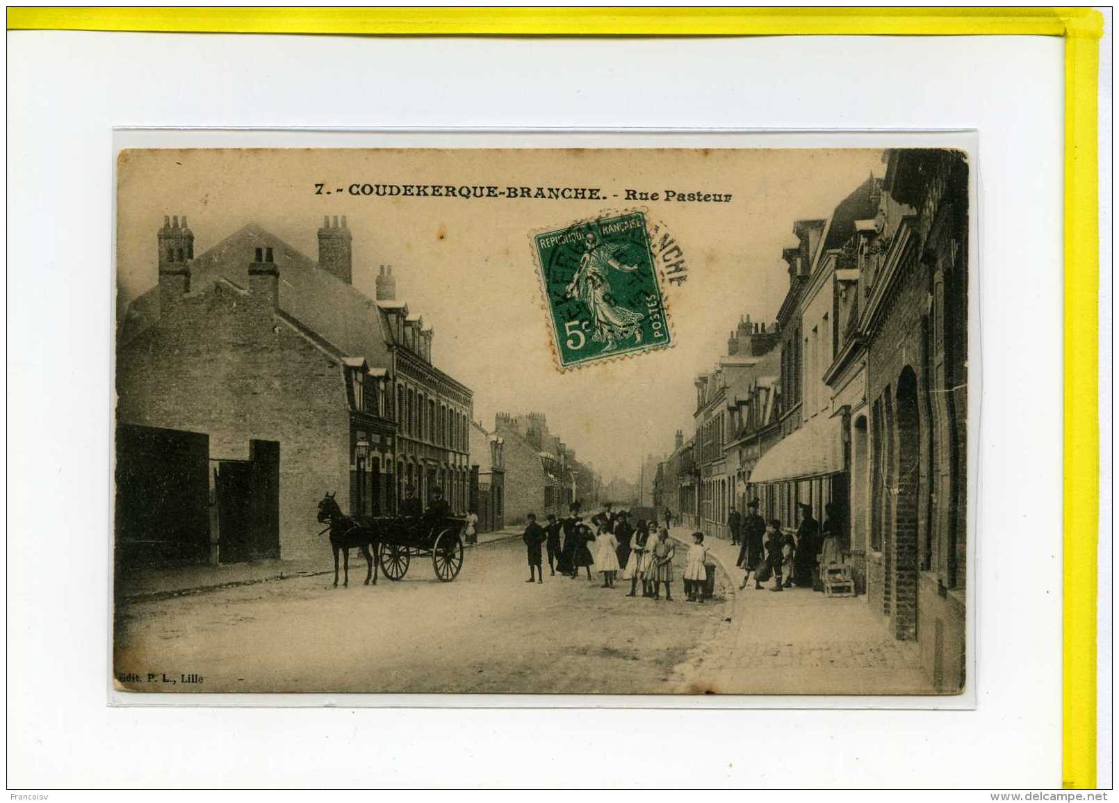 Coudekerque-Branche ,  Rue Pasteur 1910 - Coudekerque Branche