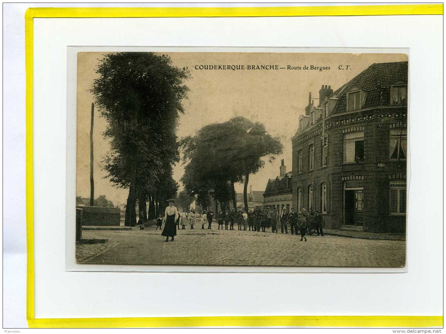 Coudekerque-Branche ,  Route De Bergues  1906 - Coudekerque Branche