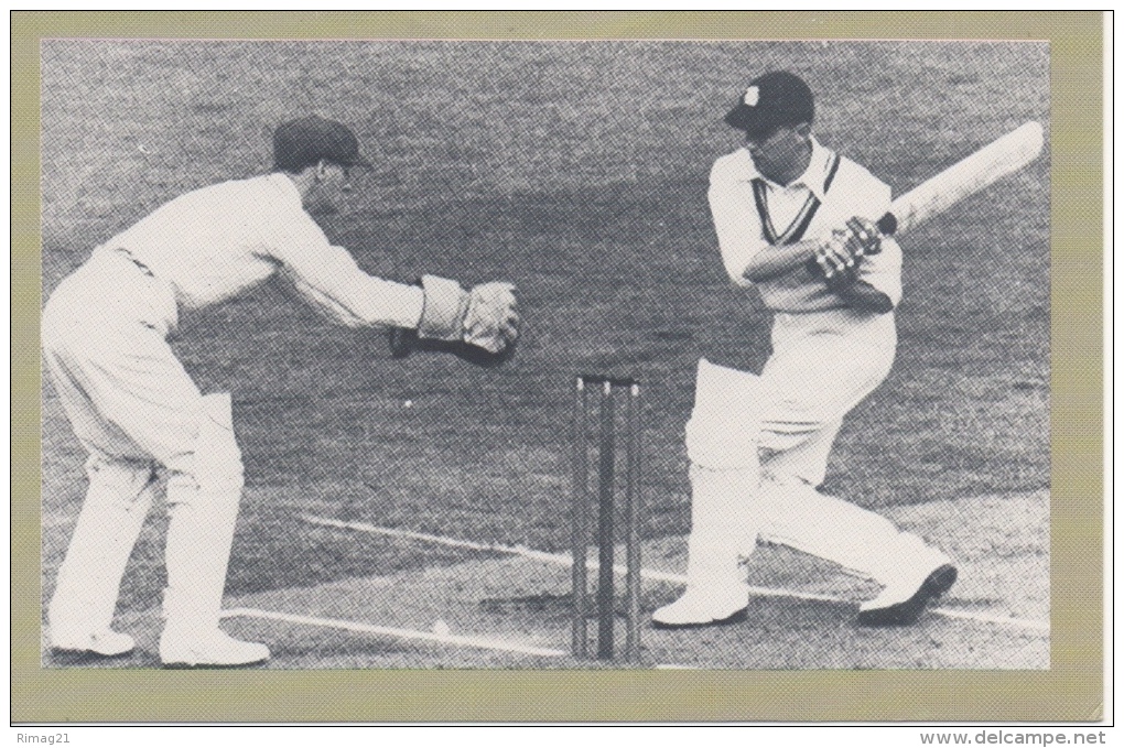 Nostalgia Postcard Modern - Hutton Just Misses Third Century 1946 - Cricket