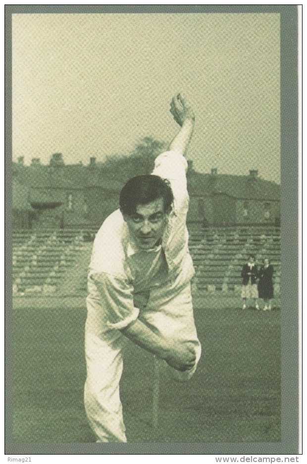 Nostalgia Postcard Modern -freddie Trueman 1953 - Cricket