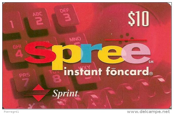 CARTE* PREPAYEE-USA-SPRINT-10$-SPREE-06/30/97-TBE - Sprint