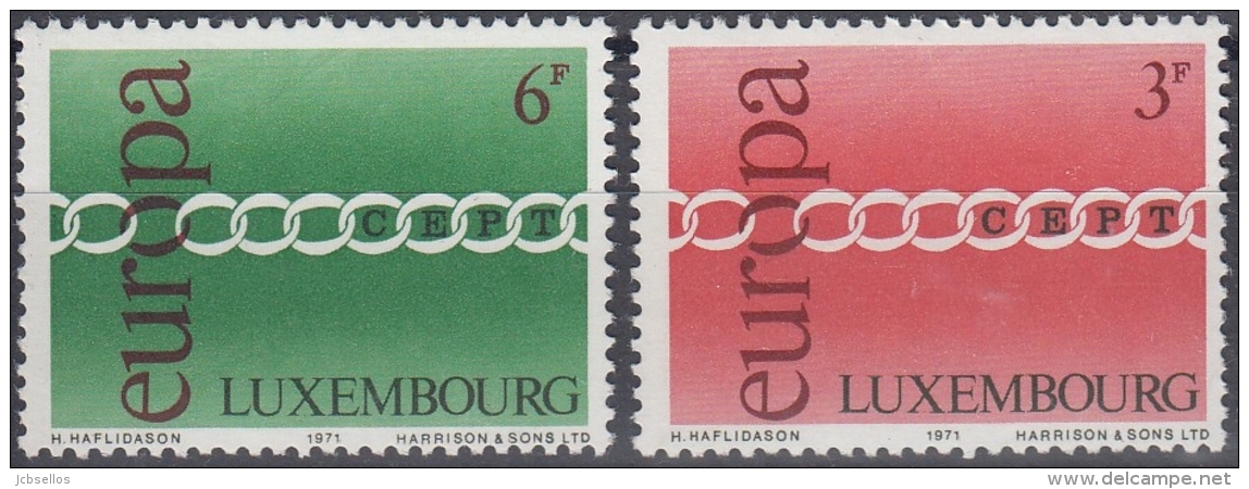 Luxemburgo 1971 Nº774/75 Nuevo - Nuevos