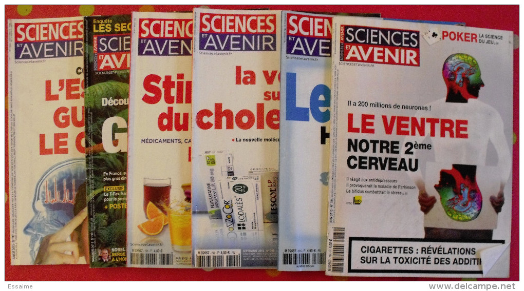 Lot De 6 Revues Sciences Et Avenir 2012-2014 - Wissenschaft