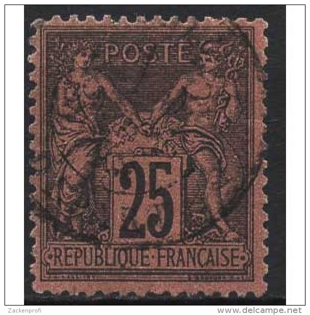 Frankreich 1878 Allegorien 74 Gestempelt - 1876-1898 Sage (Type II)