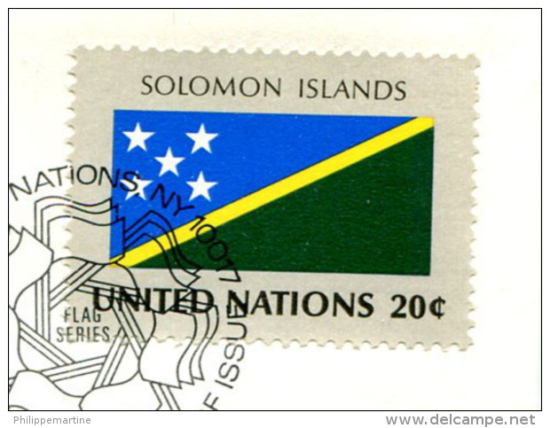 Nations Unies 1982 - YT 372 (o) Sur Fragment - Gebruikt