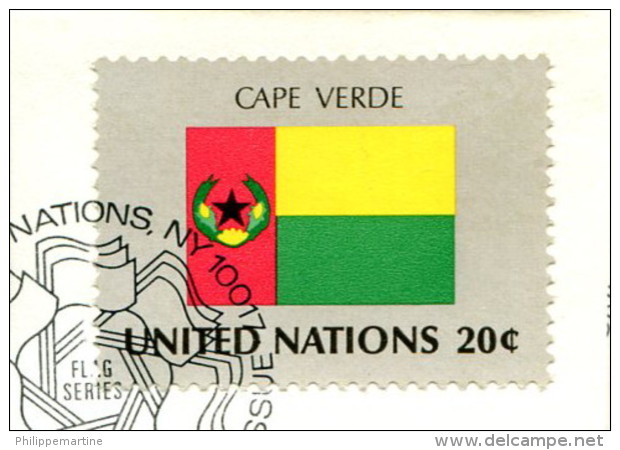 Nations Unies 1982 - YT 377 (o) Sur Fragment - Usados