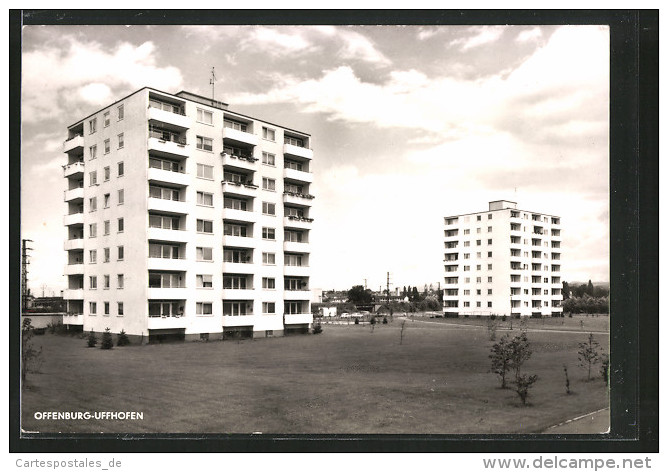 AK Offenburg-Uffhofen, Partie Im Neubauviertel - Offenburg