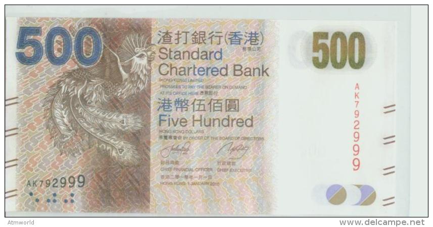 HONG KONG --- HK$500 ----2010----- 999 - Hongkong