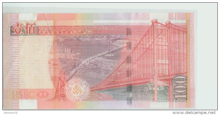 HONG KONG --- HK$100 ----2008----- ZX - Hongkong