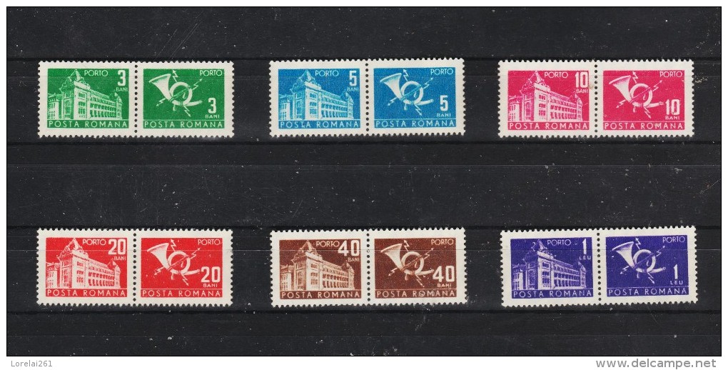 1967 - PORTO  Mi 107/112  Wz 10 MNH - Strafport