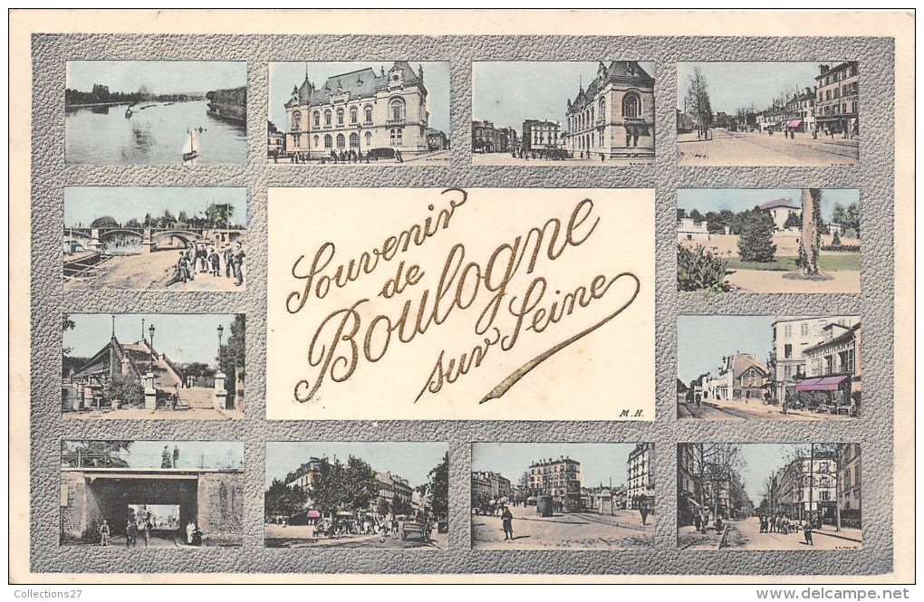 92-  BOULOGNE SUR SEINE - MULTIVUE - Boulogne Billancourt