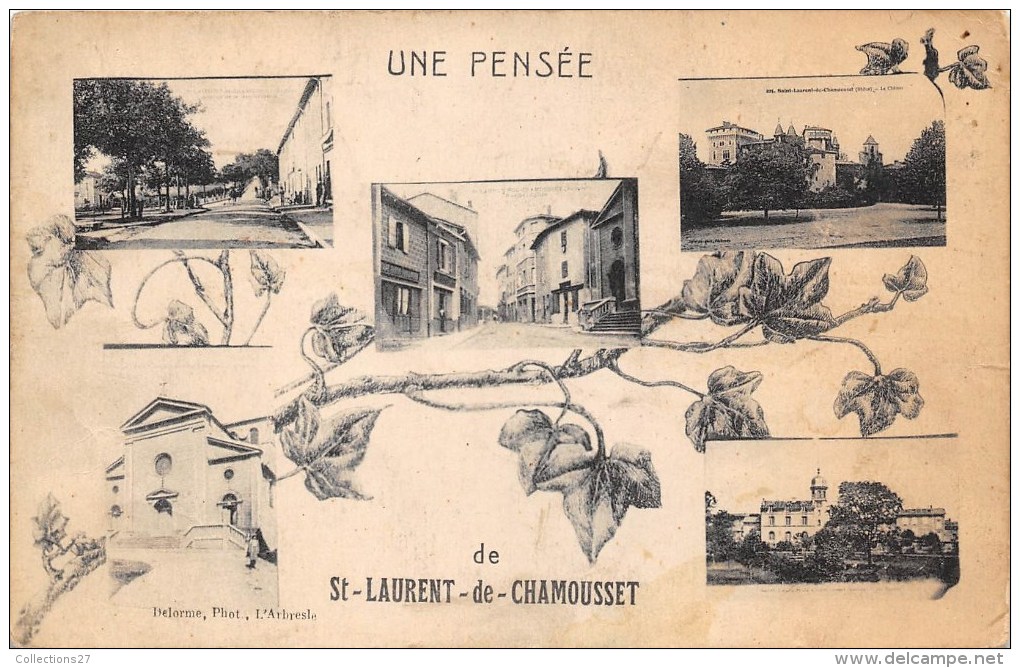 69- SAINT-LAURENT-DE-CHAMOUSSET  -    MULTIVUE - - Saint-Laurent-de-Chamousset