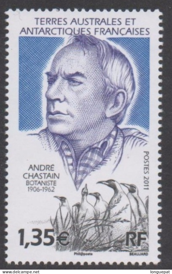 T.A.A.F - André CHASTAIN, Botaniste Français - Unused Stamps